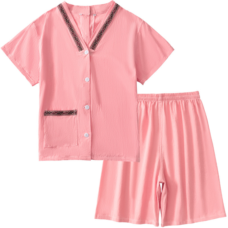 汗蒸服女款纯棉2023新款大码情侣男女温泉桑拿艾灸服前后开衫开扣