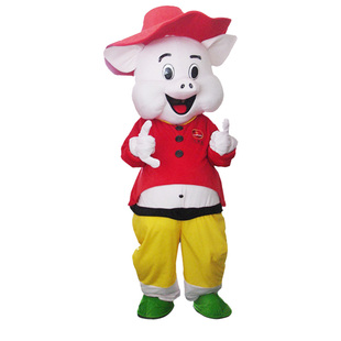 欢乐猪行走卡通人偶服装cosplay道具动漫人物活动表演玩偶服小猪