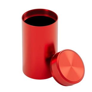 红色铝合金密封茶叶罐小包装空盒储存迷你便携装茶的罐子收纳盒子