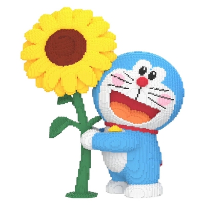 2026新款向日葵哆啦a梦拼装积木