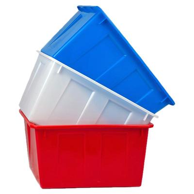 加厚塑料水箱收纳周转箱长方形储水桶养殖水缸鱼龟箱带盖加轮胶箱