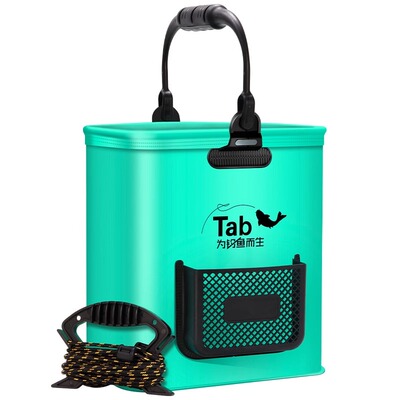 Tab钓鱼专用打水桶便携加厚加高路亚野钓活鱼桶便携手提洗手桶