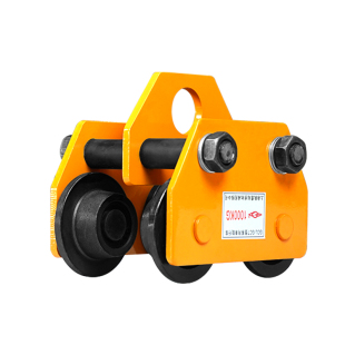 沪工工字钢手动跑车1/2/3/t吨手推滑车起重滑轮手拉/电动葫芦行车