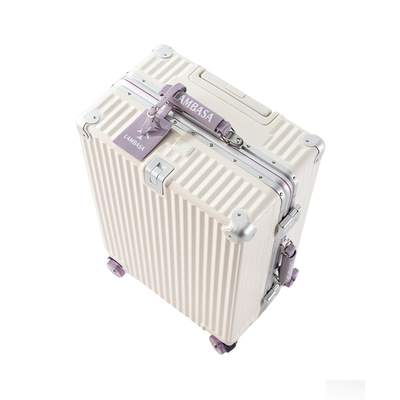 2026新款行李箱20寸女生高颜值铝框旅行箱可登机密码拉杆箱子男24