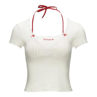 MAMC方口领吊带背心女夏外穿