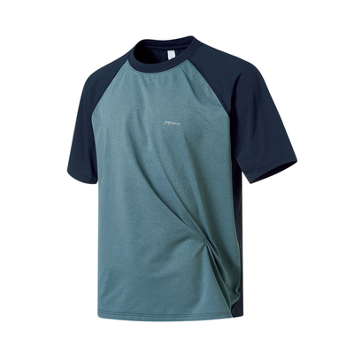 714street插肩拼接短袖T恤