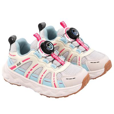 ELLEkids女童纽扣鞋透气运动鞋