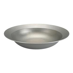 复古不锈钢水果沙拉盆草帽盆做旧意面盘水煮牛肉盘酸菜鱼盆子汤碗