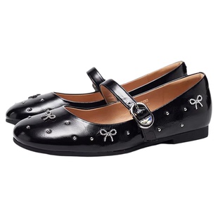 星期六玛丽珍鞋女2026春款通勤黑色浅口单鞋小香风女鞋SSE1111063