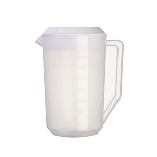 塑料冷水壶冰箱家用耐高温奶茶店带盖大容量凉白开水壶透明茶水壶