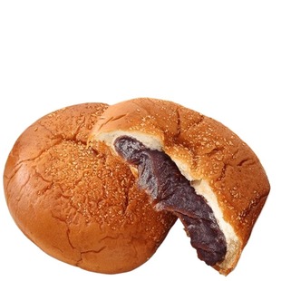 老式红豆沙夹心面包整箱学生早餐汉堡包红豆馅营养软面包豆沙包