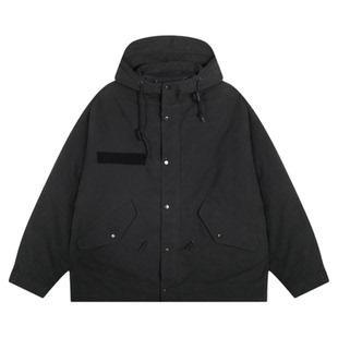 niko and ...外套男2025冬季新款复古连帽可拆卸棉服厚外套592171