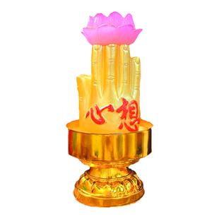 新款供佛灯燃1天供灯心想事成蜡烛蜡烛灯菩萨家用无烟酥油灯厂家