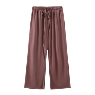 DANCE 纯棉舒适原创慵懒风现代舞中宽练功裤子运动长裤 - 男女款