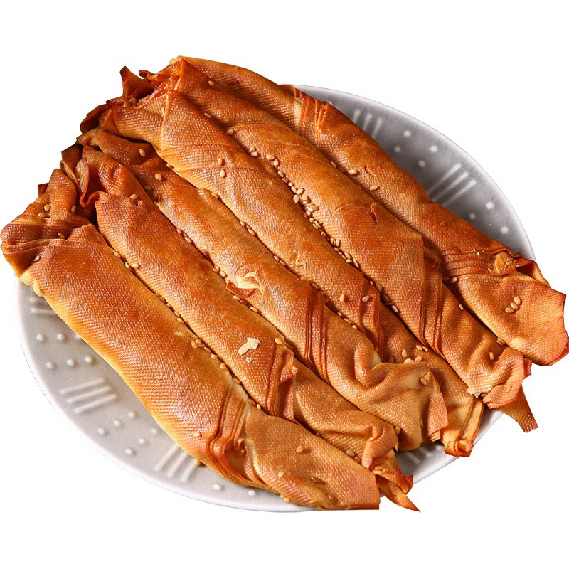 五香干豆腐卷东北熏干豆腐卷东北特产豆制品小吃鸡汁豆腐卷千张