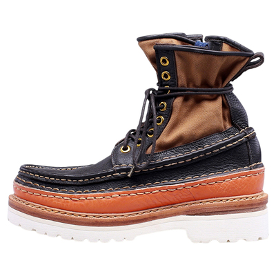 unclegui秋冬手工日潮马丁靴男