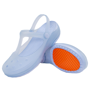 防滑沙滩洞洞鞋女2025年新款夏季外穿厚底软底踩屎感包头凉拖鞋女