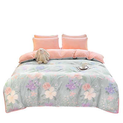 被套一面绒一面棉四件套冬季保暖