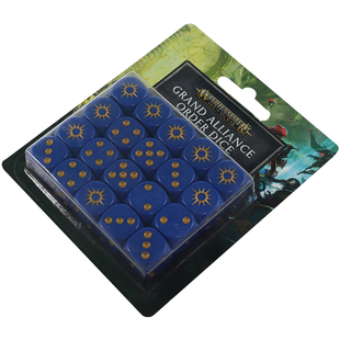恒辉模型 GW战锤 80-20~24 战锤AOS ORDER DICE SET 阵营骰子系列