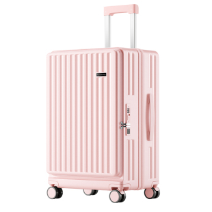 侧开盖深仓行李箱女20寸登机24寸可扩展大容量拉杆箱前开旅行箱男