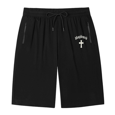 500斤+凉感冰丝短裤男宽松大码薄