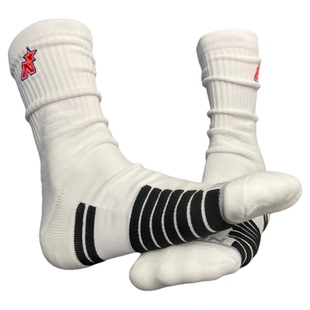 NlCE篮球袜专业训练精英男款长筒加厚毛巾底防滑吸汗透气运动袜