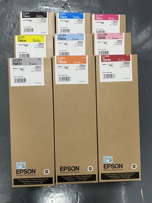 爱普生大幅面打印机S40680  S80680弱溶剂原装墨盒700ml T8931-39