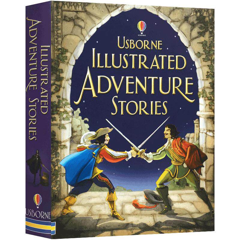 英文原版绘本 Usborne Illustrated adventure stories 经典冒险故事 尤斯伯恩图书 插图精装儿童课外英语故事书 正版进口读物