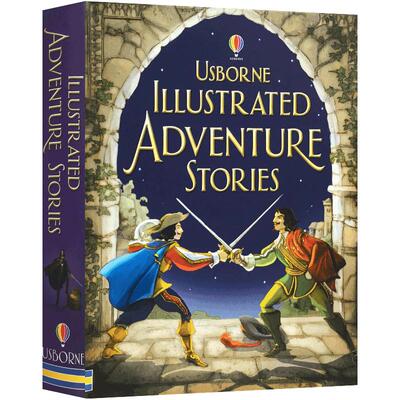 英文原版绘本 Usborne Illustrated adventure stories 经典冒险故事 尤斯伯恩图书 插图精装儿童课外英语故事书 正版进口读物