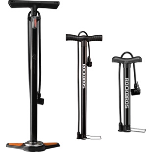 洛克兄弟打气筒自行车高压家用汽车充篮球山地电动摩托车单车配件