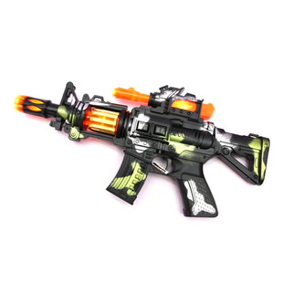 儿童小男孩子宝宝军人电动玩具枪声光音乐仿真带声音冲锋抢2-3岁5