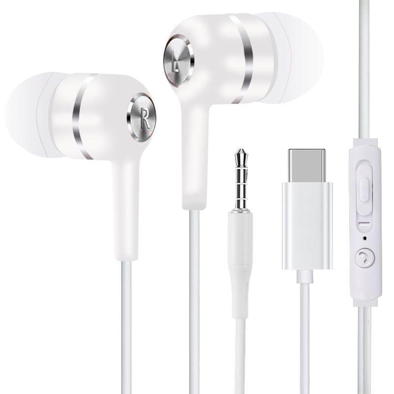 耳机有线入耳式睡眠type c接口圆孔适用vivo荣耀华为小米oppo苹果