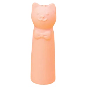 卡通小猫铅笔套小学生保护套儿童硅胶三角铅笔帽护套可当橡皮擦