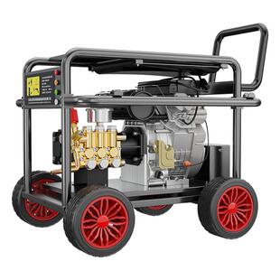 黑猫驰骋柴油汽油高压洗车机大功率清洗机地商用移动工业级水枪泵