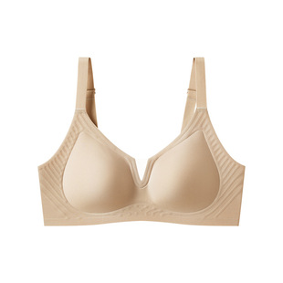薄款内衣乳胶杯果冻胶零压力小胸聚拢反重力软支撑无痕上托文胸罩