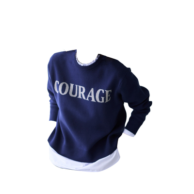 any FAM可机洗仿卫衣风格标志气质适宜针织衫女秋冬保暖ONWARD