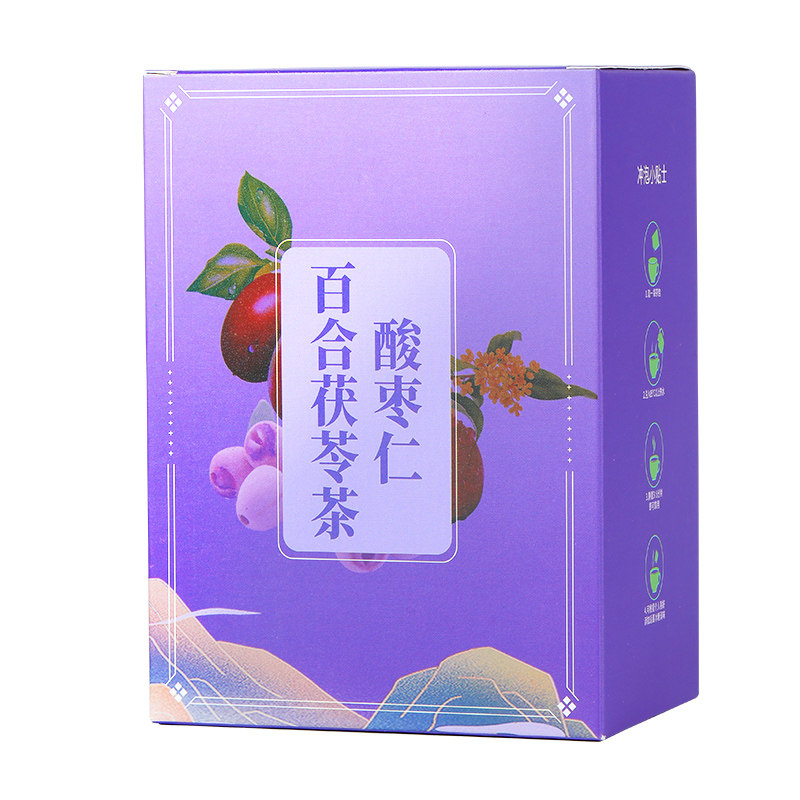 酸枣仁百合茯苓睡眠茶养生好睡茶