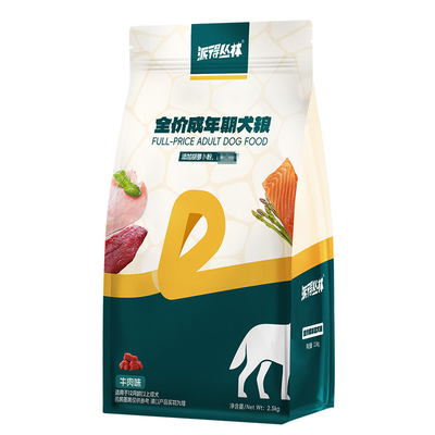 派得丛林成年期犬粮5斤装
