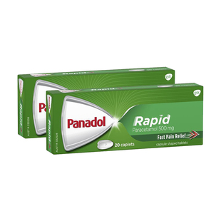 澳洲Panadol必理痛香港扑热息痛止痛片头痛痛经流感退烧止疼片2盒
