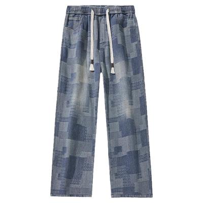 HiPanda秋冬季星空纹牛仔裤男