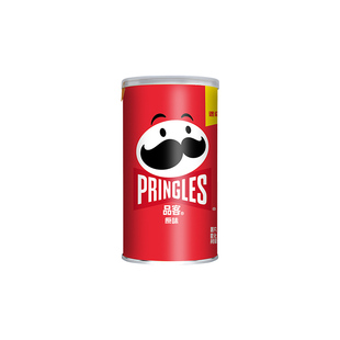 Pringles品客薯片原味便携小罐装解馋追剧休闲零食品无盖53g