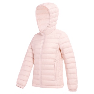 骆驼排骨羽绒服男女冬加绒运动服休闲轻薄外套防风连帽鸭绒保暖服