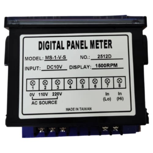 议价MS-1-V-S DC10V 1500RPM MOONSTAR转速表 台湾原装