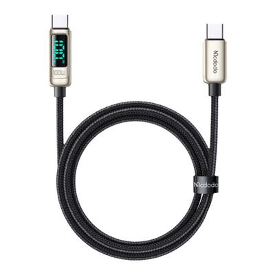 MCDODO双type-c接口数显快充线