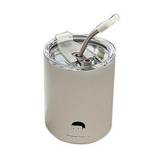 保温杯女2025新款水杯家用咖啡杯办公吸管杯情侣学生宿舍杯子男生