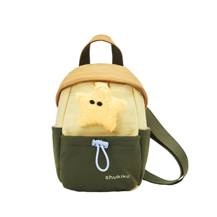 shukiku儿童斜挎包包时尚潮外出男宝宝小手提包女可爱2025年新款