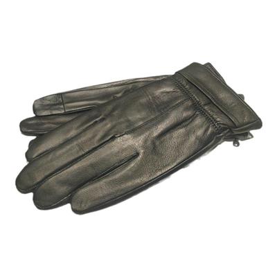 鲨威男士真皮手套冬季加绒加厚保暖防寒防风骑行开车绵羊皮手套