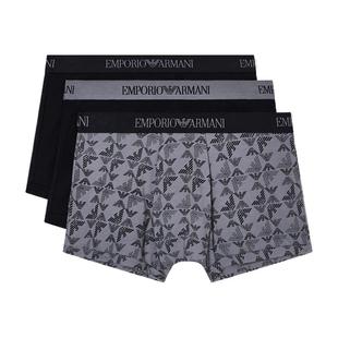 【新年礼物】EMPORIO ARMANI/阿玛尼冬季新款男士三条装平角内裤
