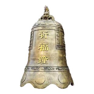 大型纯铜吊钟雕塑 铸铜撞钟 响亮铜钟道观警钟长鸣铸铁钟定制