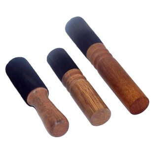 尼泊尔手工佛音碗配件颂钵磬碗音疗钵摆件配件磨棒皮棒子敲棒